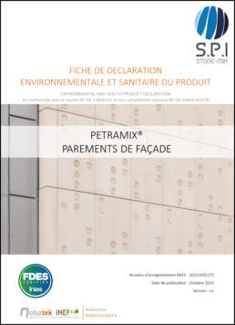 évaluation environnementale parements de façades