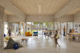 perspective 3d école élémentaire camus à Talence