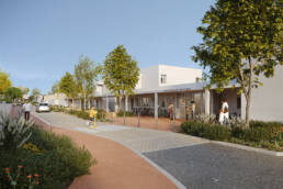 perspective parvis école camus talence